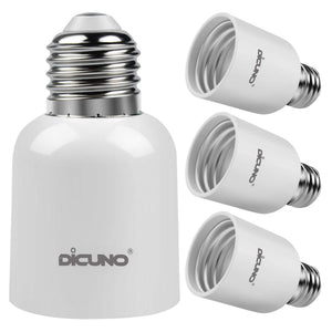 LinkMejor E26 to E39 Socket Adapter, Convert E26 to Mogul Base Socket, 4-Pack