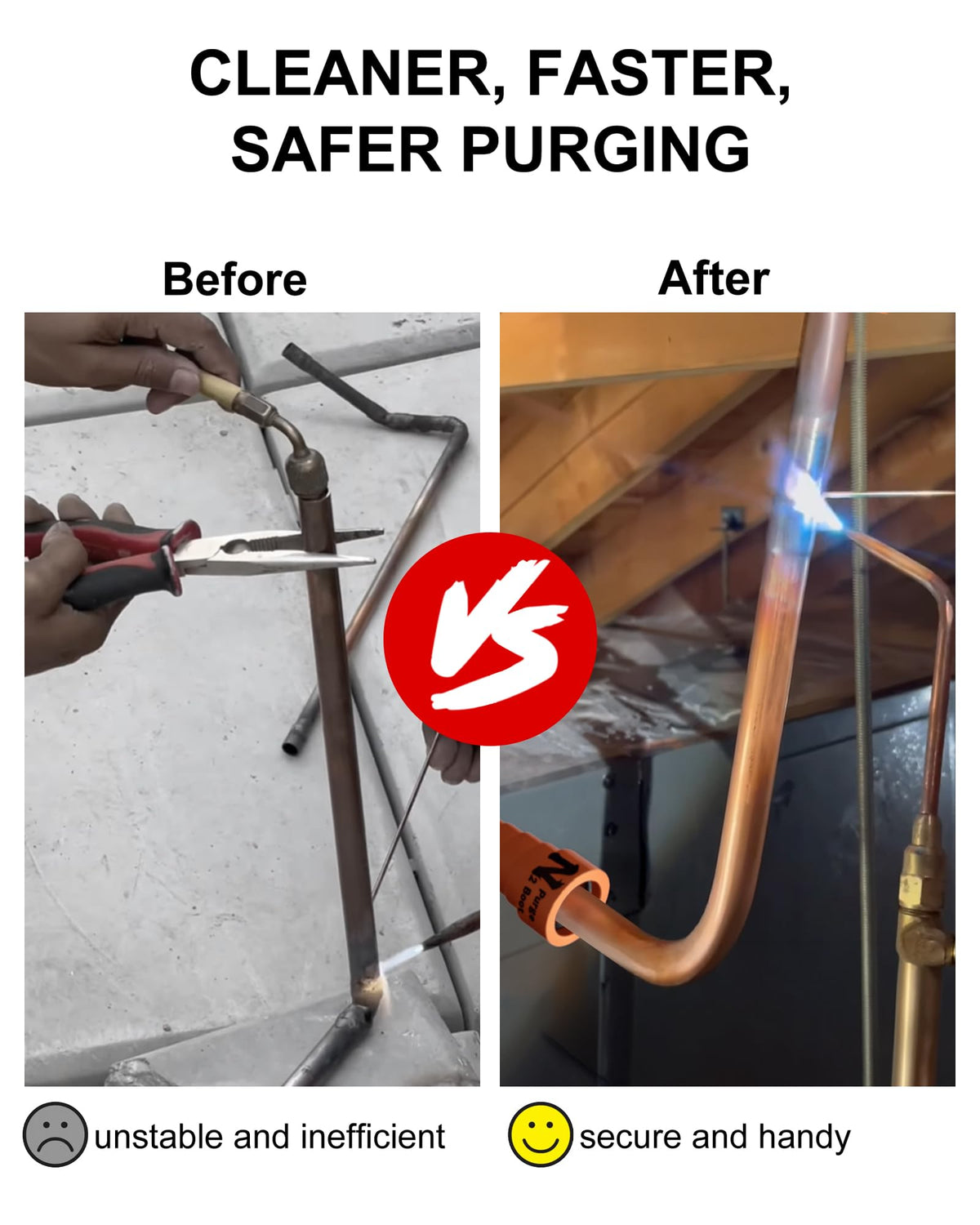Nitrojen Temizleme Botu için HVAC Kaynaklama – Elleri Serbest Nitrojen Temizleme Aracı