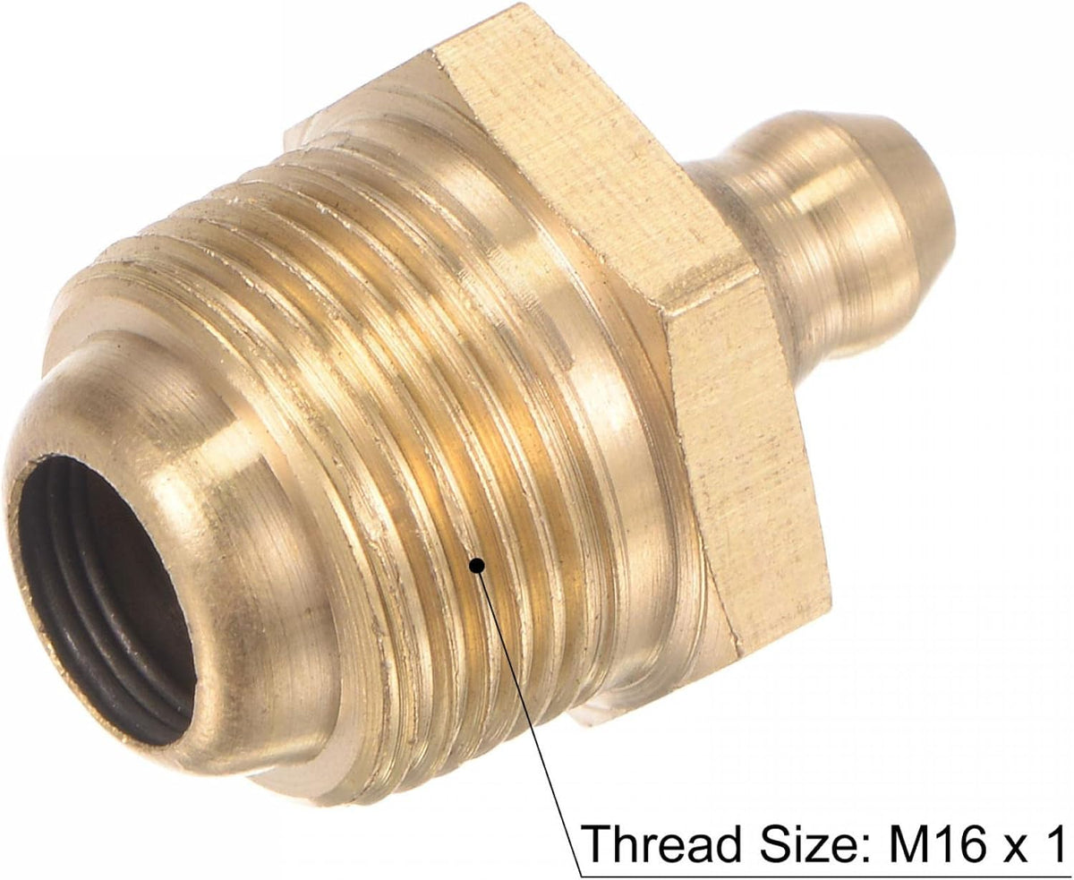 Accoppiamento a sfera in ottone rettilineo per grasso M14 x 1.25mm filetto, accessorio per grasso idraulico, 5Pz