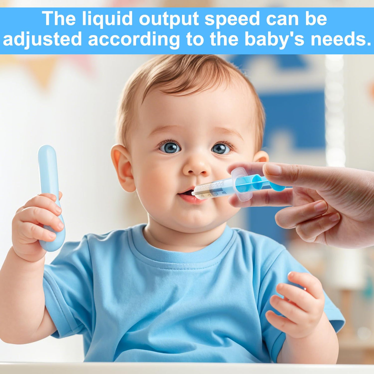 20Pcs 10ml Children Oral Syringe, Liquid Plastic Syringe,Colorful Measuring Tools Individually Sealed for Feeding,Baby Medicine Syringes with Caps (Multicolor)