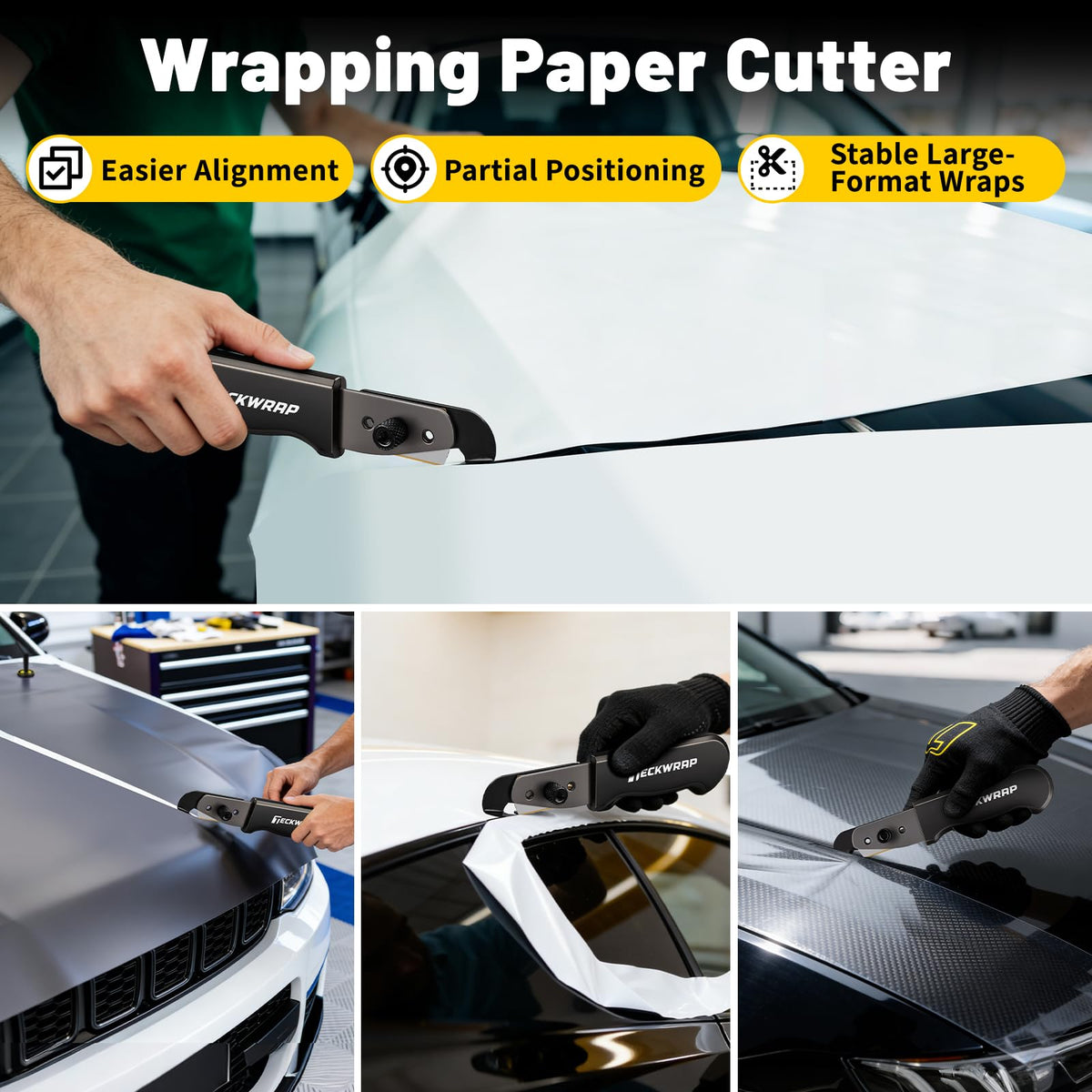 Pemotong Garis Kertas Vinyl Balik LinkMejor untuk Wrap Mobil Vinyl & Proyek DIY