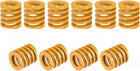 3D Printer Die Spring, 20mm OD 20mm Long 10pcs Spiral Stamping Light Load Compression Mould Die Springs for 3D Printer Electric Part, Yellow