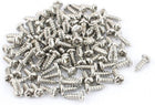 100 Pcs M2 x 6mm Stainless Steel Phillips Flat Head Self-Taping Screws