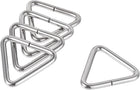 LinkMejor Metal Triangle Ring Buckle 0.79"(20mm) Inner Width 2.5mm Thick for Strap Craft DIY 30pcs