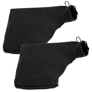 2 Pcs Bolsa de Colección de Polvo Negra para Mesa de Sierra de Miter, Sierra de Miter con Cierre con Zipper y Soporte Ajustable con Cable Soporte con Cable para Accesorios de Sierra de Miter para 255 Modelo Pulidora de Cinta Partes Sierra Diagonal