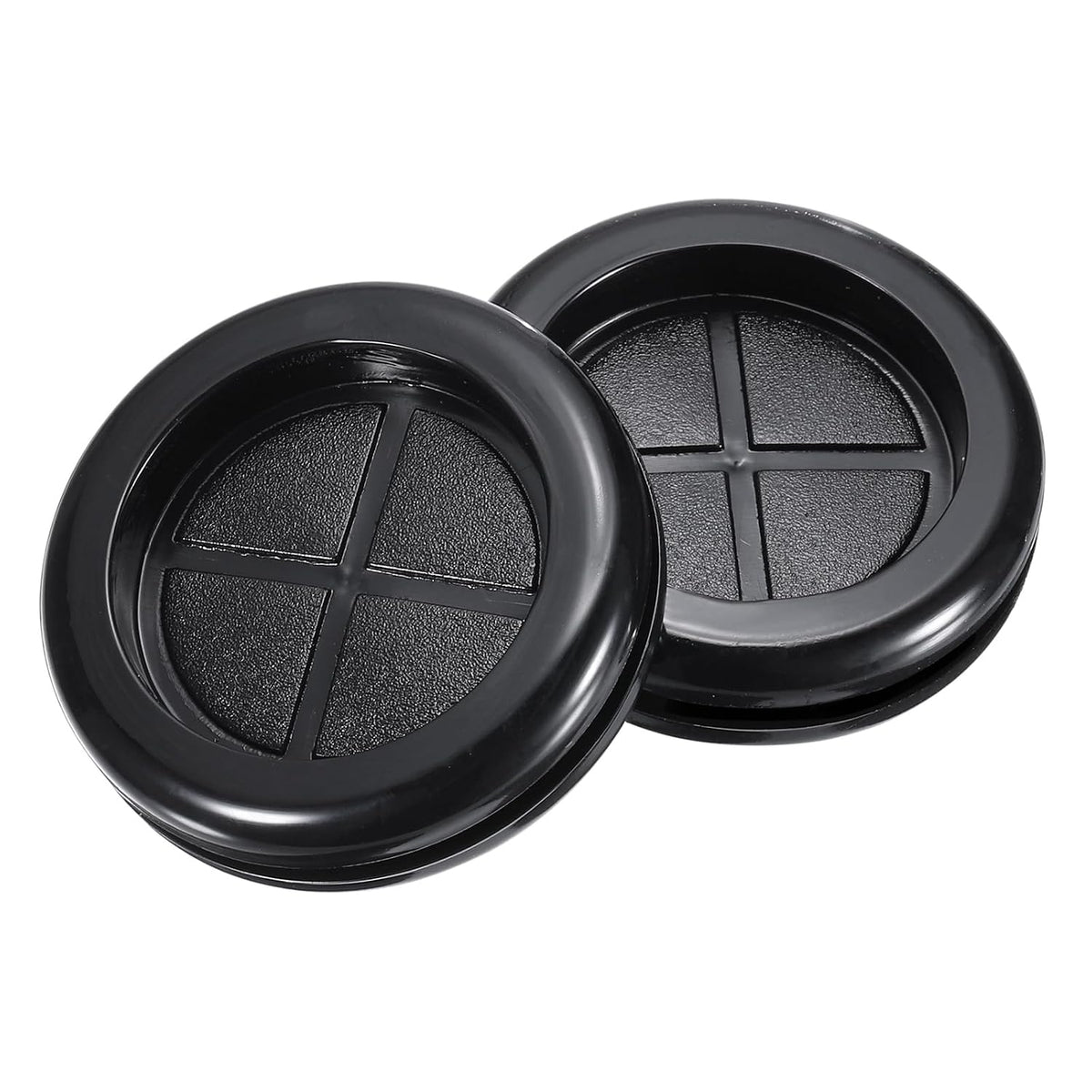 Rubber Grommet Round Double-Sided Mount Dia 60 mm ID 50 mm for Wire Protection 8pcs