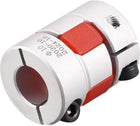 8mm to 10mm Bore L26xD20 Flexible Coupling Jaw Coupler Shaft Joint for Servo Motor