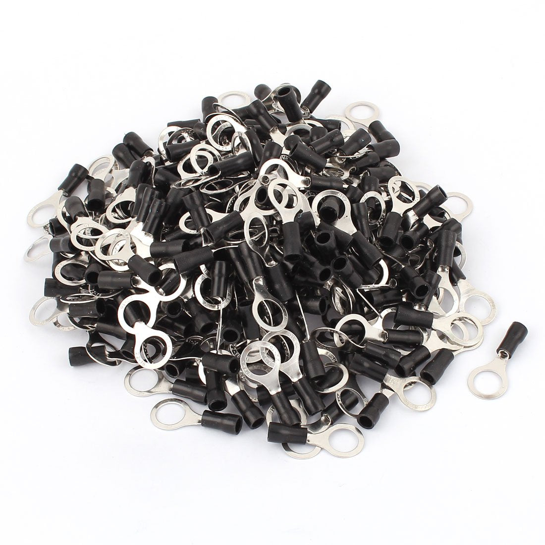 Connector Pre-Insulated Ring Terminal RV1.25-8 for AWG22-16 Wire with 300 Piece