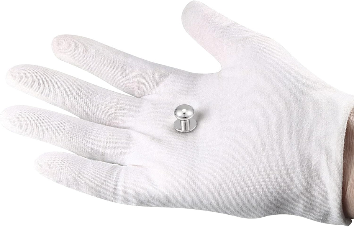 10mm Diameter Pintu Tangan Bulat, Krom Kekasih, 10pcs