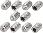 M6x10mm 304 Stainless Steel Spring Hex Socket Ball Point Grub Set Screws 10pcs