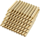 100pcs M3 30+6mm Female Male Thread Brass Hex Standoff Spacer Screws PCB Pillar