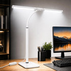 24-tommer dubbelhåndtak LED skrivlampa med bas, 15W arkitekturskrivlampa