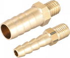Brass Fitting Connector Metric M8-1 Male to Barb Fit Hose ID 6mm 10mm 2pcs