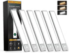 LinkMejor 6-Pack 9.5" 76-LED Sensor de Movimento para Luzes sob Armário, Sem Fio