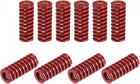 3D Printer Die Spring, 10pcs 8mm OD 20mm Long Spiral Stamping Medium Load Compression Mould Die Springs for 3D Printer Electric Part, Red