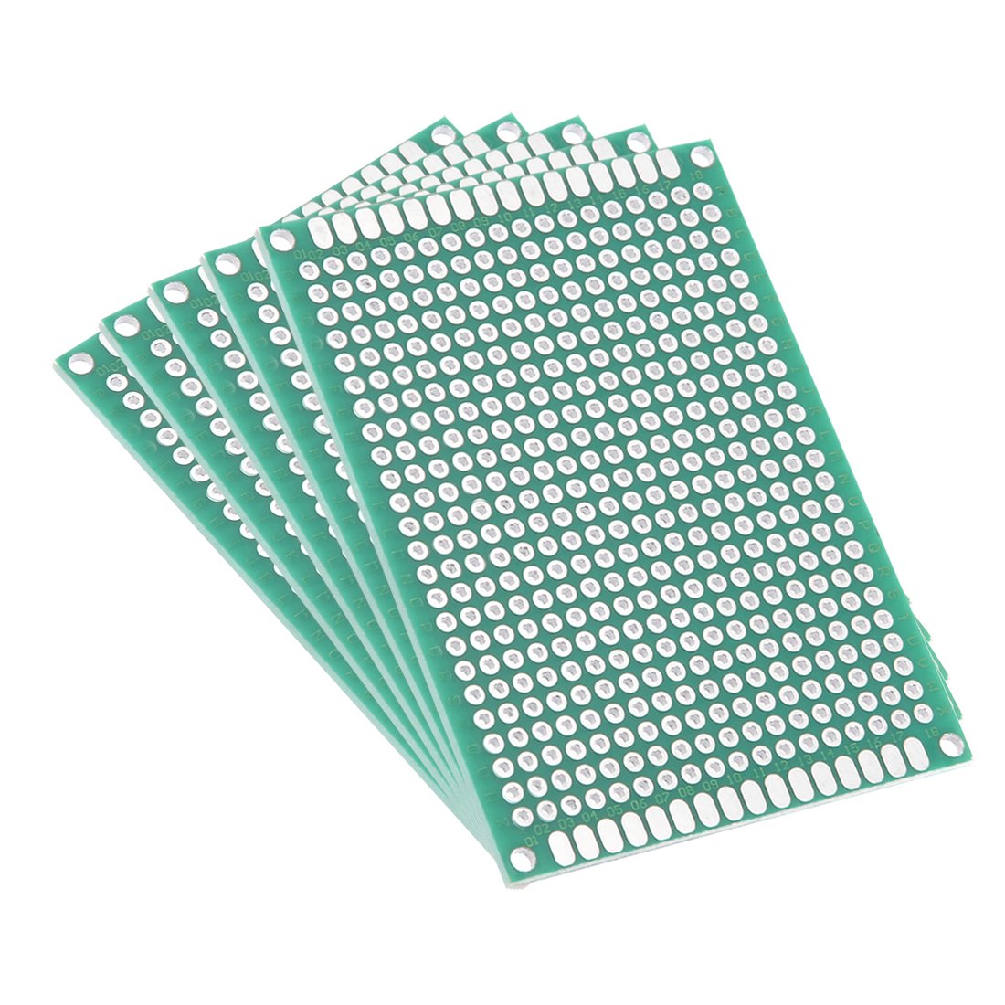 5pcs 5x7cm Double Sided PCB Board Universal Printed Circuit Proto Board for DIY Soldering Electronic Projects Practice Test Circuit