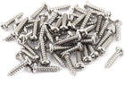50pcs M3 x 12mm Stainless Steel Cross pan Head Self Tapping Screws Bolts