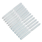 M6 Hanger Bolts Length 3-1/8"(79mm) Double Headed Bolts Self-Tapping Screw 6mm Wood Joint Furniture Legs 12pcs