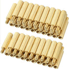 50pcs M2 11+3mm Brass Round Straight PCB Pillar Female Thread Standoff Spacer