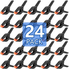 24 Pack 3.5 Zoll Kunststoff Federspanner, Hintergrundklammern