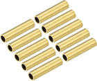 Brass Tube 7.5mm OD 1mm Wall Thickness 30mm Length Pipe Tubing for DIY 25 Pcs