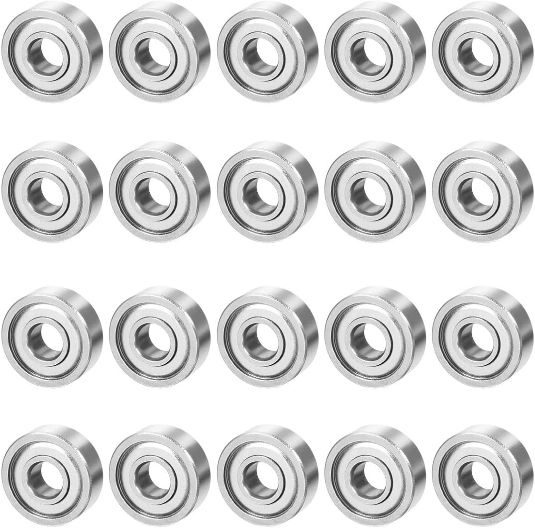 20pcs 5mmx14mmx5mm Double Shielded Miniature Deep Groove Ball Bearing