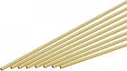 Brass Round Tube 1.2mm OD 0.25mm Wall Thickness 300mm Length Pipe Tubing 8 Pcs