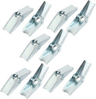 M10 Dia Female Thread Spring Loaded Hollow Wall Anchor Toggle Wing Nut 10pcs