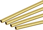 Brass Round Tube 5mm OD 0.5mm Wall Thickness 300mm Length Pipe Tubing 4 Pcs