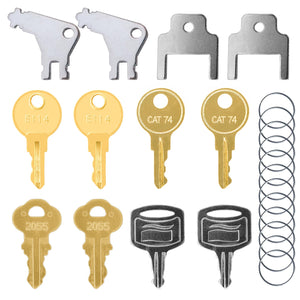 12 Pack Cheie Distribuitor de Pânză de Hârtie Universal, Set de Chei de Înlocuire pentru Janitor Bobrick Cat 74, E114, Kimberly Clark 770301, Bradley 2055, Tork SCA 1100, Distribuitori de Pânză de Hârtie Georgia Pacific