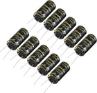 Aluminum Radial Electrolytic Capacitor with 3300uF 50V 105 Celsius Life 2000H 18 x 36 mm Black 10pcs
