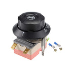 NC 250V 16A 60-200C Temperature Control Switch Capillary Thermostat for Oven Refrigerator Heater, 0.7m, with 2 Screws&2 Crimp Terminals