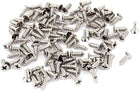 100 Pcs M1.2 X 4mm Stainless Steel Phillips Flat Head Self Tapping Screws Bolts