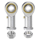 PHSB6 3/8 Inch Female Rod End Bearing Set - 2pcs of 3/8-24 Left and Right Hand Thread Rod Ends with Jam Nut