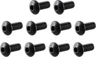 M5x12mm Button Head Hex Socket Cap Screw Bolt Black 50pcs