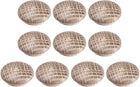 Wood Button Plugs 0.7 Inch Oak Hardwood Screw Hole Furniture Plugs 10 Pack