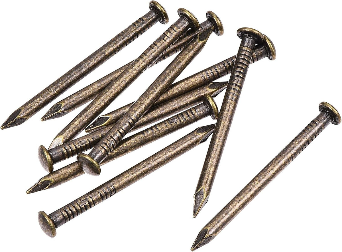 Small Tiny Brass Nails 2.8x40mm for DIY Wooden Hardware Accessories 10pcs
