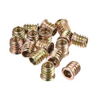 M8x15mm Threaded Inserts for Wood Hex Socket Drive Furniture Screw-in Nut 16pcs