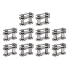10Pcs #35 Chain Master Connector Link Roller 3/8" Pitch Stainless Steel Standard Connecting Split Links for 06C Chain