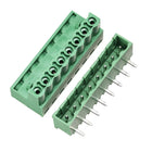 8-Pin 5.08mm Pitch Right Angle PCB Screw Terminal Block Connector 5 Sets