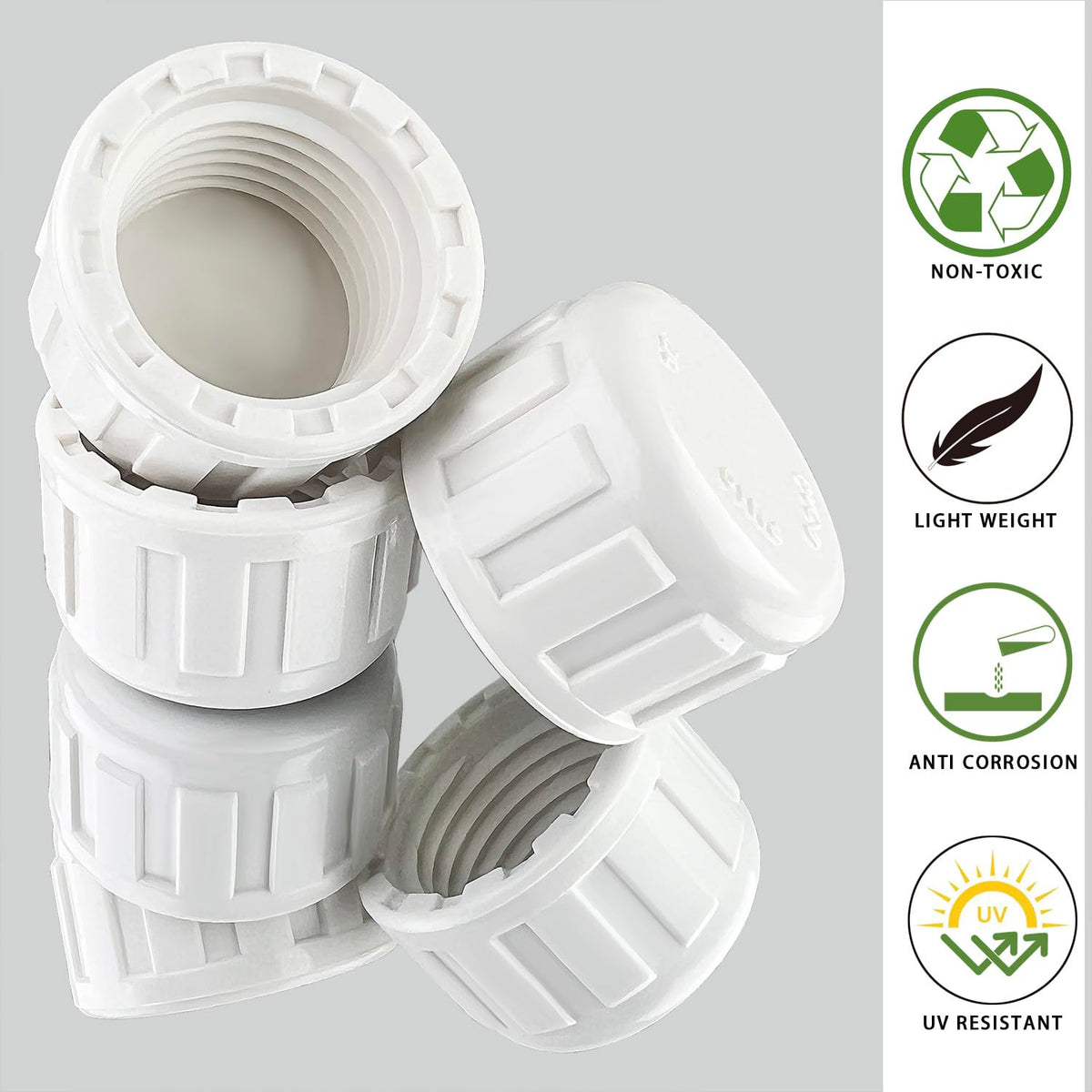 LänkMejor sprinklerlock, 1/2 PVC threadinglock, sprinklerhuvudlock