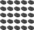 30 Pcs Wheeled Cord Locks for Drawstring Plastic Toggle Slider Stopper End Cord Slider Replacement for Backpack Shoelace Hat Bungee Shock Cord, 0.6x0.8 Inch