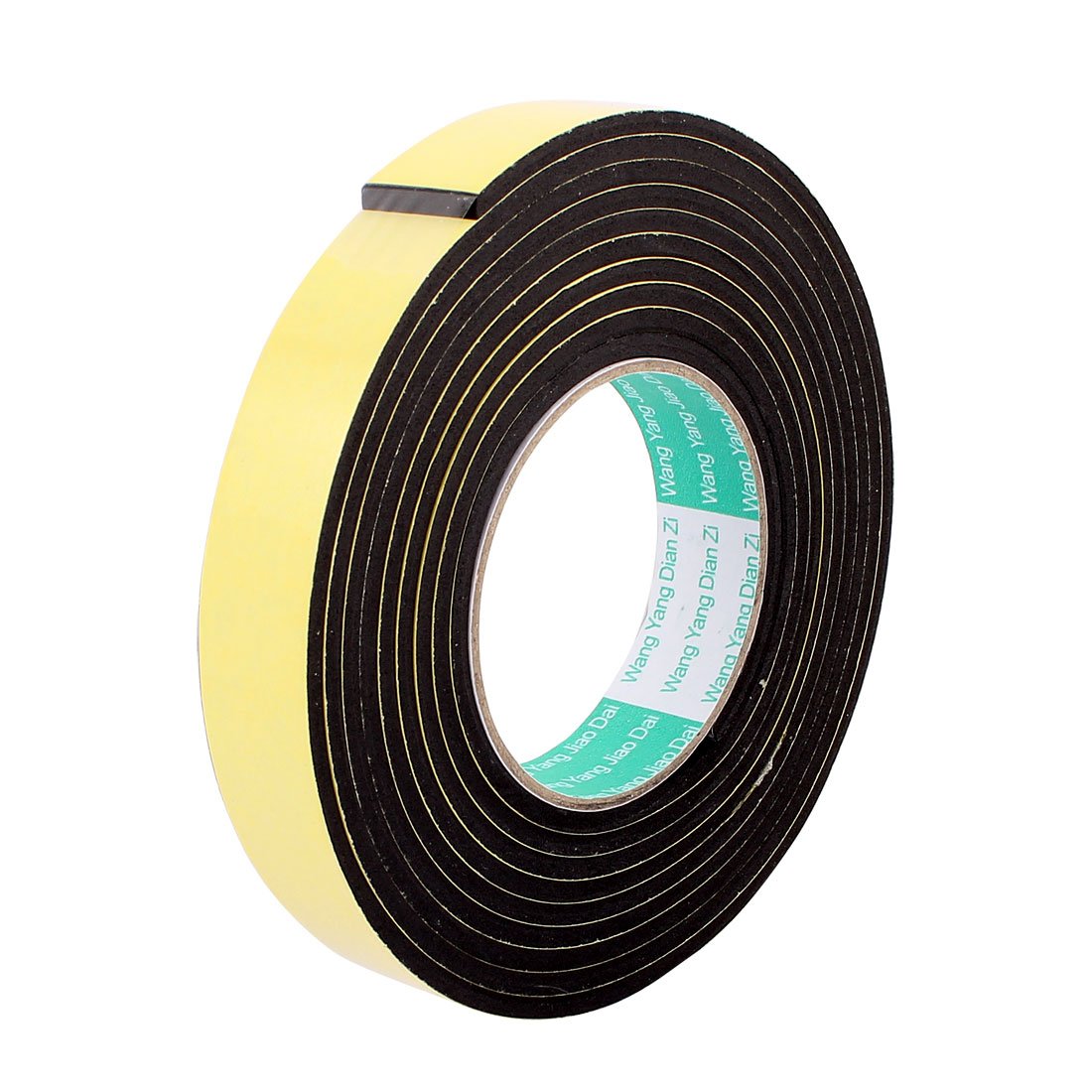 25mmx4mm Single Sided Sponge Tape Adhesive Sticker Foam Glue Strip Sealing 3 Meters 10' (Pack of 1)
