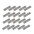 Compression Spring - 1.2mm Wire Dia, 12mm OD, 50mm Free Length Spring Steel Extension Spring,Black,20Pcs