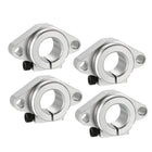 4PCS SHF20 Aluminum Linear Motion Rail Clamping Rod Rail Guide Support for 20mm Diameter Shaft