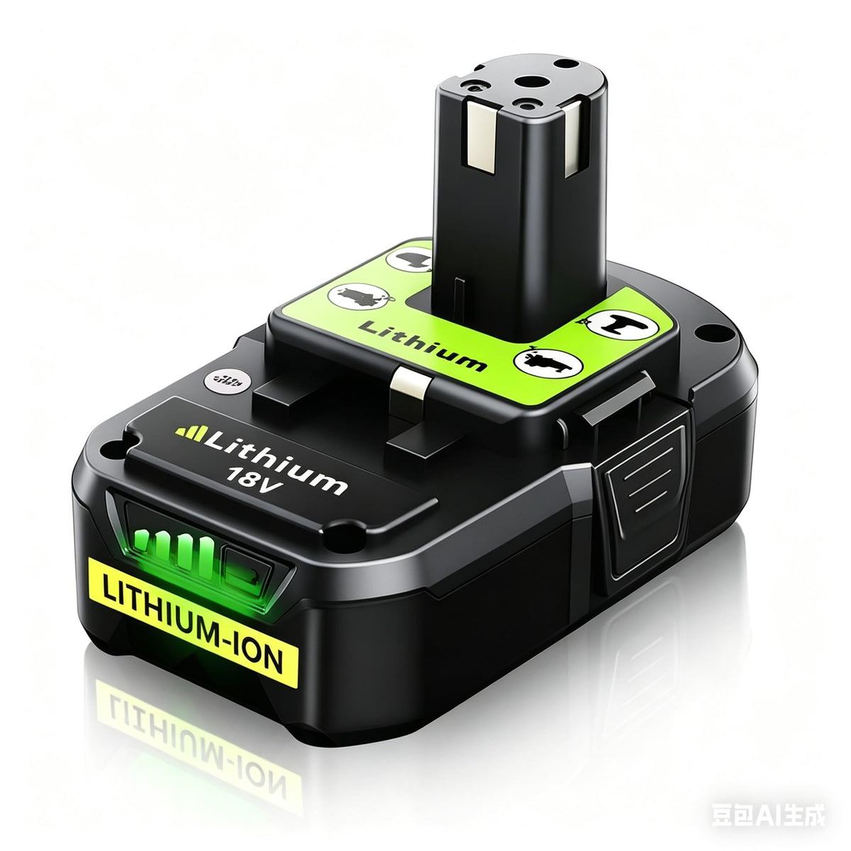 LinkMejor korvaaja Ryobi 18V akulle 4.0Ah Litium 1 paketti