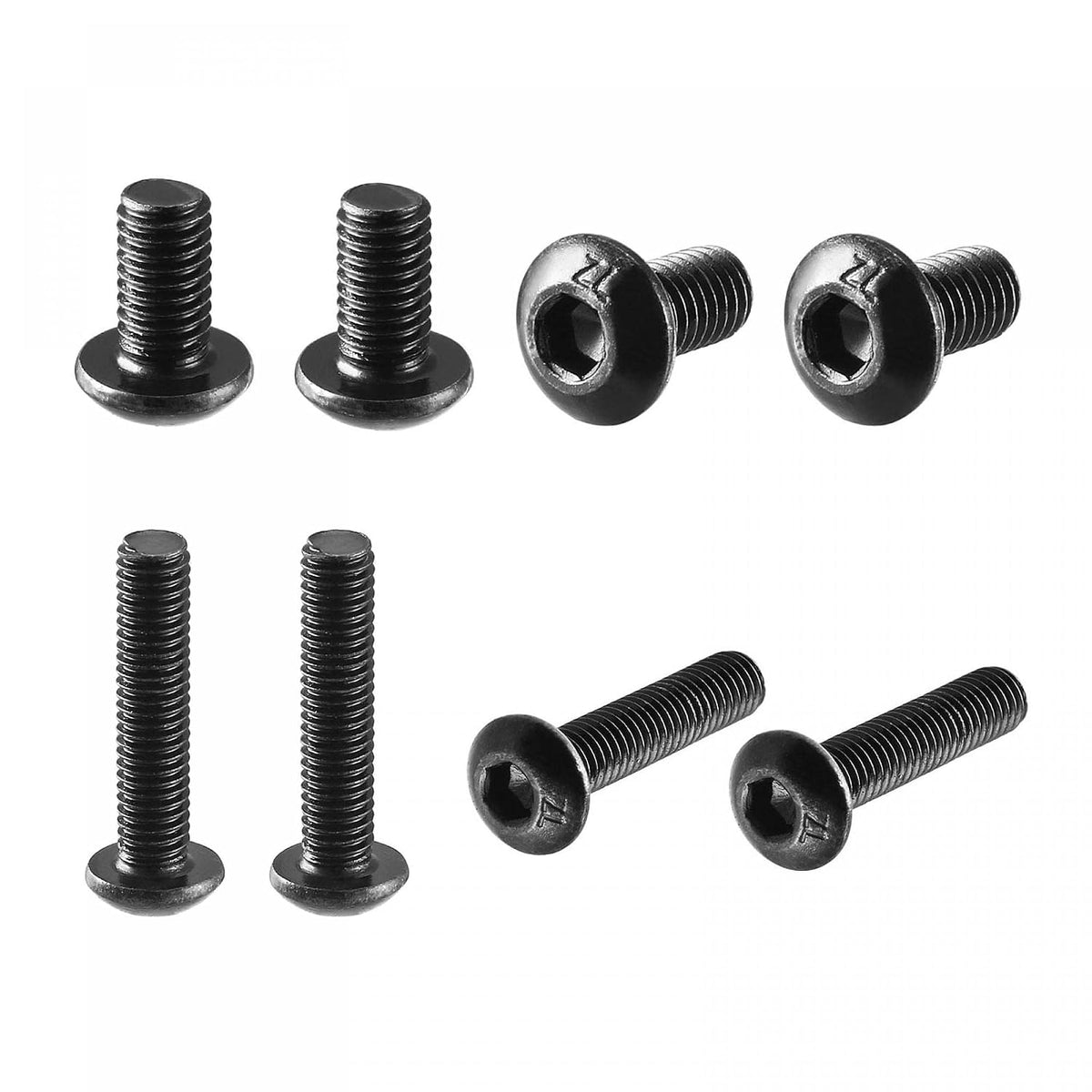 M3x14mm 100pcs, M3x6mm 100pcs Thread 10.9 Alloy Steel Button Head Hex Socket Cap Screw Bolt