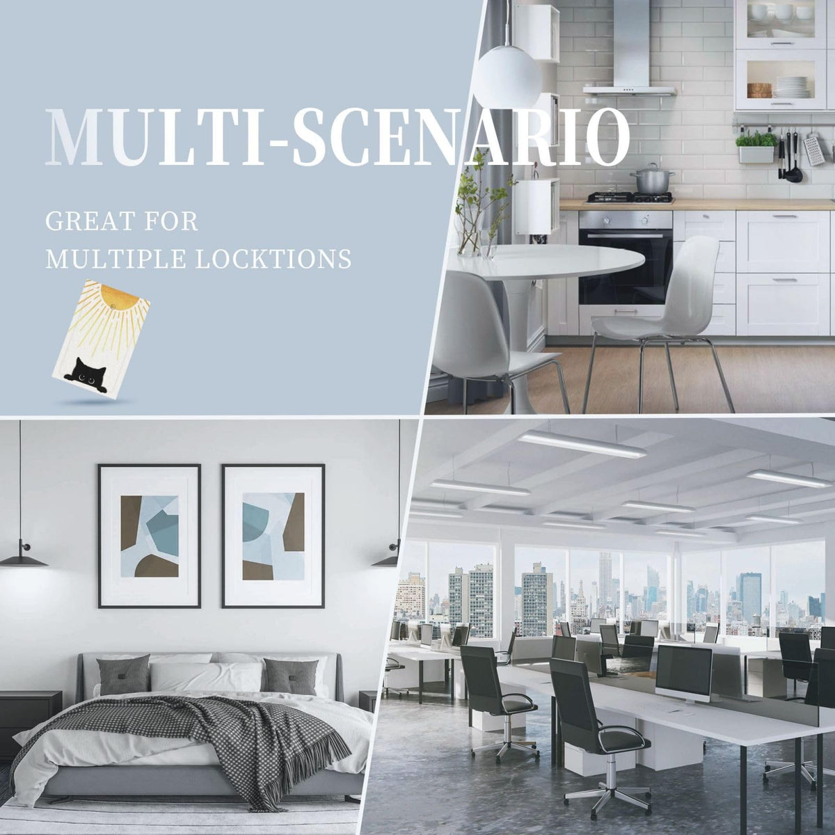 LinkMejor Copertura Placca Interruttore Luce Decorativa Gatto Nero Sole Oro 1 Gang Senza Dispositivo Singolo Copertura Spia di Uscita Singola Coperture a Muro per Prese Elettriche Frontale per Decorazione Camera da Letto