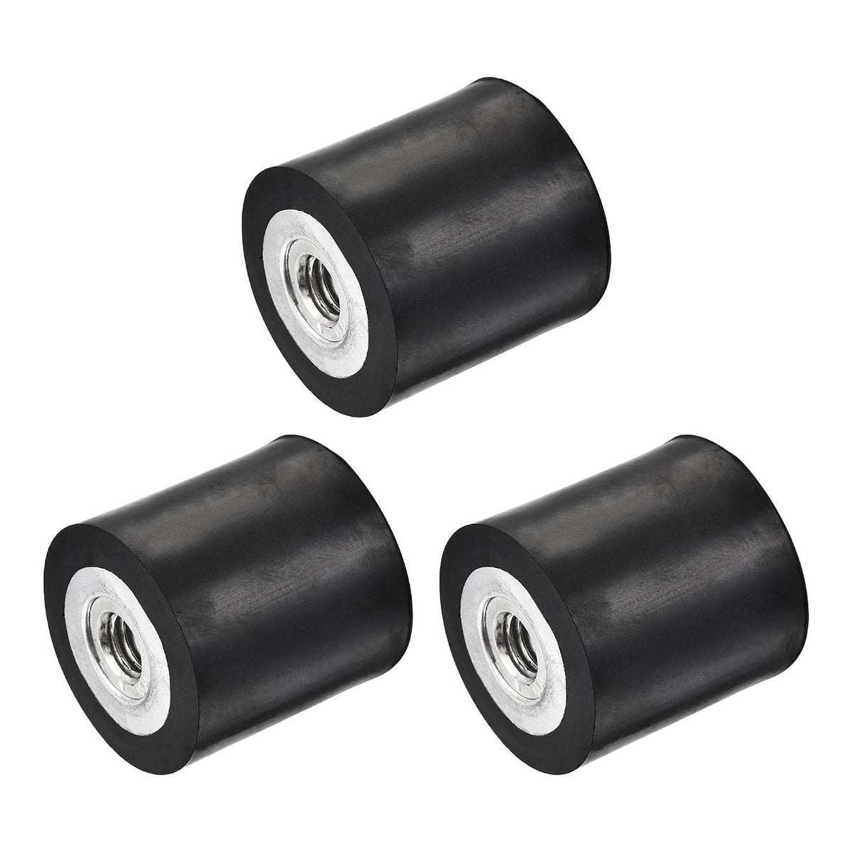 M8 Rubber Mounts, 3pcs Female/Female Shock Absorber, for Motor Generator Compressor Garage Reverse Pump Impact Air Generator Bobbins, D30mmxH30mm