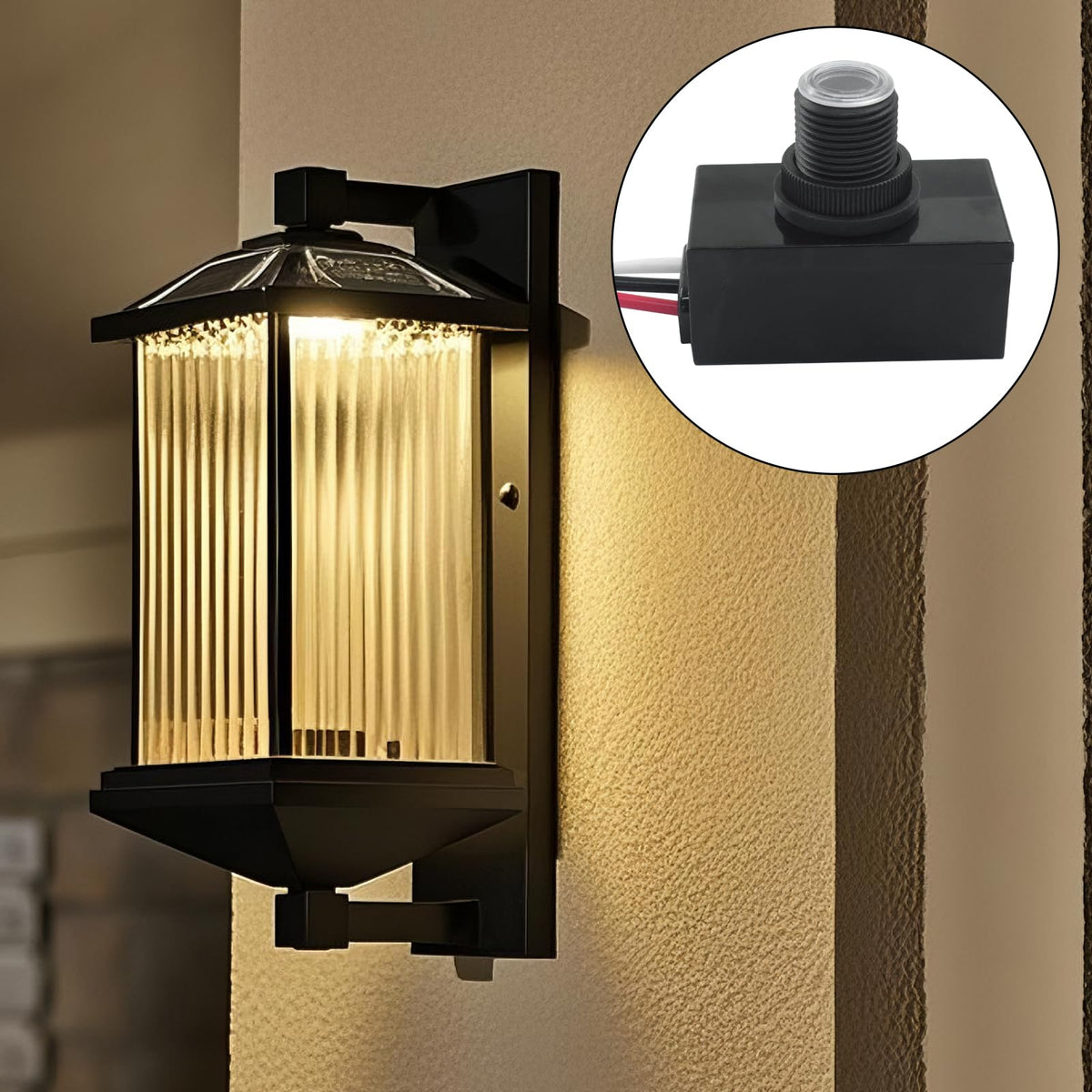 LinkMejor 1 Pack Dusk tot Zonneschijn Sensor voor Buitenverlichting